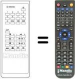 Télécommande équivalente 105-045D