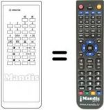 Télécommande équivalente 105-045G