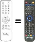 Télécommande équivalente 105-207H
