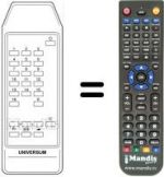 Télécommande équivalente 105-520L