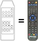 Télécommande équivalente UNIVERSUM 7275688