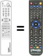 Télécommande équivalente 105-219D