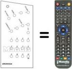 Télécommande équivalente 12 CHANNELS US