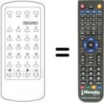 Télécommande équivalente 1204.25-80.00