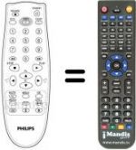 Télécommande équivalente Aristona 14 PV 183