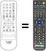 Télécommande équivalente Aristona 21 PV 909