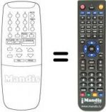 Télécommande équivalente 1410