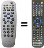 Télécommande équivalente Aristona 15 PF 4110