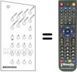 Télécommande équivalente 16 CHANNELS US
