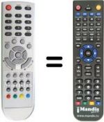 Télécommande équivalente Imperial 19 SAVERIUS