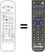 Télécommande équivalente SXMR