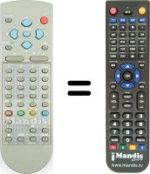 Télécommande équivalente 1AV0U10B17600