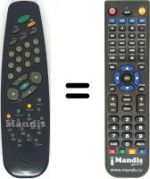 Télécommande équivalente Vestel 3240