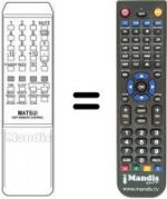 Télécommande équivalente 209 T