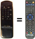 Télécommande équivalente UFD 92