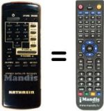 Télécommande équivalente UFD 70
