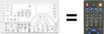 Télécommande équivalente V 5000 J