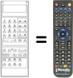 Télécommande équivalente 30 D 1