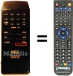 Télécommande équivalente 3022 / RD-313 E