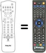 Télécommande équivalente Aristona 28 PW 8504 / 12