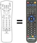 Télécommande équivalente Aristona 28 PW 8809 / 19