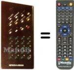 Télécommande équivalente 660.01.0101