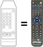 Télécommande équivalente UNIVERSUM 7260359