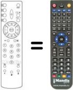 Télécommande équivalente Sinudyne JAZZ TLV 21310