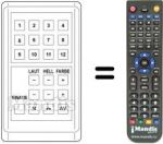 Télécommande équivalente UNIVERSUM 9274093
