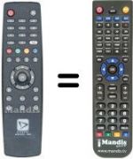 Télécommande équivalente Metronic ZAPBOX EASY