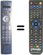 Télécommande équivalente Aristona 42 PF 9967 D