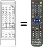 Télécommande équivalente 4AA4U1T0055
