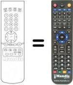 Télécommande équivalente 5652 18 07
