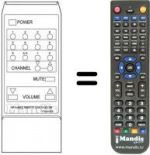 Télécommande équivalente 596618-6
