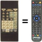 Télécommande équivalente SR 960 ST-P
