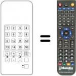 Télécommande équivalente 60141