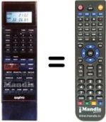 Télécommande équivalente 143.9.4100.68920