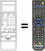 Télécommande équivalente 613.113.5949