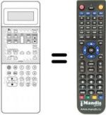 Télécommande équivalente A09801