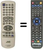 Télécommande équivalente JVC HR-J285