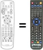 Télécommande équivalente 6710V00026W