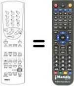 Télécommande équivalente 7000 / 3
