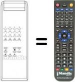 Télécommande équivalente Fujitsu CP 141