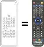 Télécommande équivalente Pathé Cinema 6385