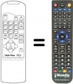 Télécommande équivalente 7200 PLUS MK II