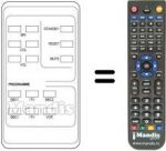 Télécommande équivalente 72220 L