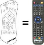 Télécommande équivalente 77-000003-001
