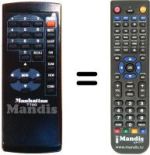 Télécommande équivalente 7900