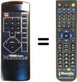Télécommande équivalente 7900 PLUS