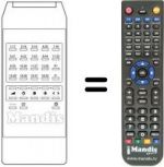 Télécommande équivalente 8116